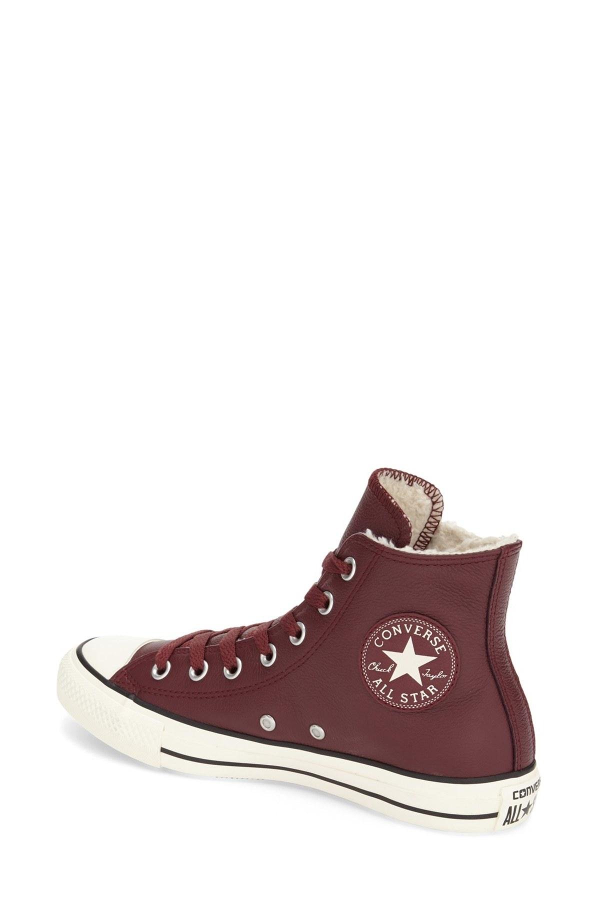 converse fur sneakers